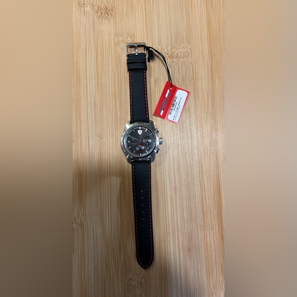 Scuderia Ferrari Primato Watch with 44mm Black Chronograph Face & Black Band - Picture 4 of 8